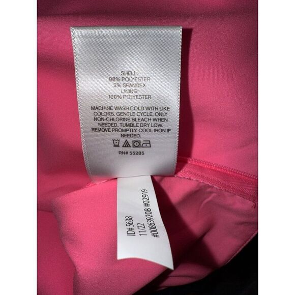 NWT Express Bright Pink Sleeveless Square Neck Crop Top Size XL - Picture 6 of 9